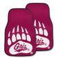 FANMATS 11782 Montana Grizzlies Front 2-Piece Team Logo Carpet Car Mat Set, Front Row Automotive Floor Mats, Non-Slip Backing, T