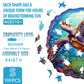 Wooden Puzzles for mature-themeds - Advanced Deep Sea Turtle Wooden Puzzle Unique Puzzels Wooden Jigsaw Puzzles for mature-themeds  Wood Puzzles mature-themed Perfect for Birthday Gifts  Family Puzzles 8.4 x 8.7in 100pcs