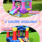 Airmyfun Pink Inflatable Toddler Bounce House With Blower, Indoor/Outdoor Jumping Castle For Kids 3-8, Inflatable Bouncy House With Slide, 82011B
