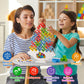 WOWNOVA 48PCS Tetra Tower Stacking Game - Colorful Building Blocks for Kids & Adults, Perfect for Family Game Night, Classroom & Parties