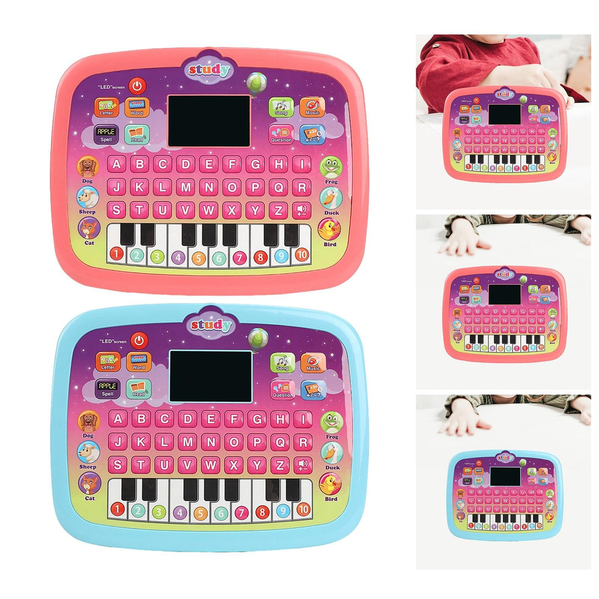 The Style Sutra Kids Early Learning Machine Abc Learning For Girls Boys Age 3 4 5 6 Children Pink