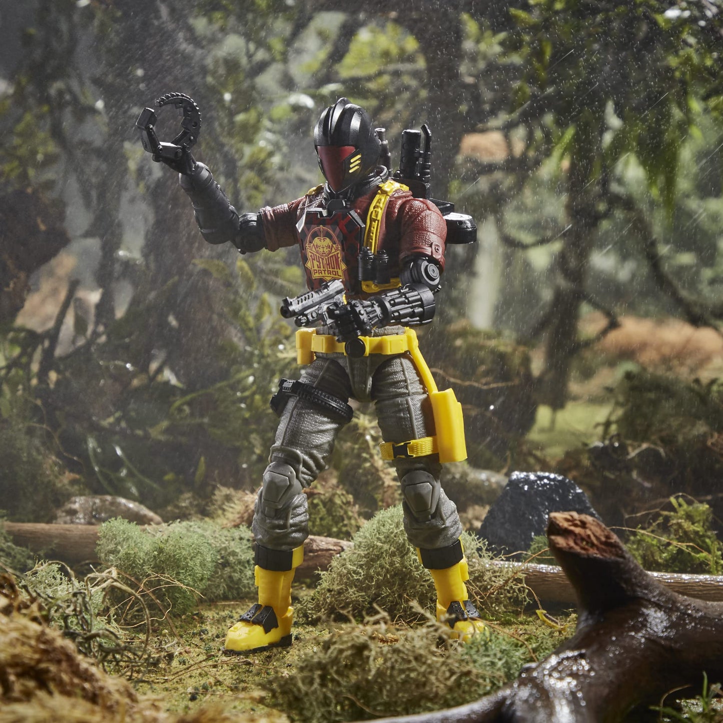 G.I. Joe Classified Series Figure, 6' Special B.A.T. Figure With Accessories - F4754 - Hasbro, Red, Gray And Black
