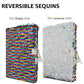 Vipbuy Magic Reversible Sequin Notebook Diary Lined Travel Journal With Lock And Key For Kids Girls, Size A5 (8.5” X 5.5”), 78 Sheets (Rainbow To Silver)