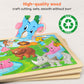Synarry Wooden Puzzles For Kids Ages 4-6, 6 Packs 60 Pcs Jigsaw Puzzles Preschool Educational Toys Gifts For Children Ages 4-8, Kids Puzzles For 4+ Year Olds Boys Girls, Wood Puzzles Ages 3 4 5 6 7 8