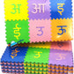 Funblast 48 Pieces Hindi Varnmala Mini Puzzle Foam Mat For Kids, Interlocking Hindi Alphabet Puzzle For Kids  Multicolor