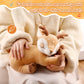 HyDren Deer Breathing Stuffed Animal Soft Soothing Stuffed Animal Deer Plush Anxiety Plush Toys with Music Lights and Realistic Breathing Motion for mature-themed Kids Anxiety Relief Relaxation Sleep Calming