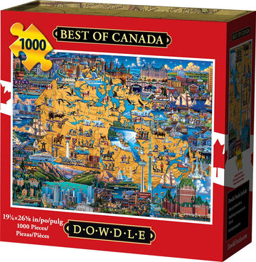 Dowdle Jigsaw Puzzle - Best Of Canada - 1000 Piece
