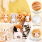 Leitee 16 Pcs Cat Stuffed Animals Bulk 5 Inch Kitten Plush Toy Assorted Cute Stuffed Cat Gift Small Fluffy Animal Toy For Classroom School Pet Birthday Party Favor Supplies(Cute Style)