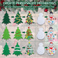 Tatuo Christmas Felt Craft Kits for Kids - DIY Snowman & Christmas Tree Set - Wall-Mounted Crafts - Fun Home Activities