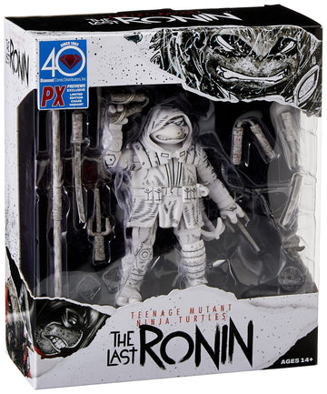 Bandai Teenage Mutant Ninja Turtles The Last Ronin Michelangelo Action Figure Black & White | Tmnt The Last Ronin 4.5'' Articulated Action Figure With Accessories | Las Tort Toys