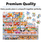 Lelemon 100 Piece Kids Puzzle, Communications, Educational Jigsaw Puzzle For Ages 4-8, Metal Storage Box, Portable, 11.2X8.8 Inches, 100 Count