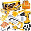 Zealous Kids Tool Set for Boys,Toddler Tool Set with Kids Tool Box & Electronic Toy Drill,Construction Pretend Play Tools for Ki