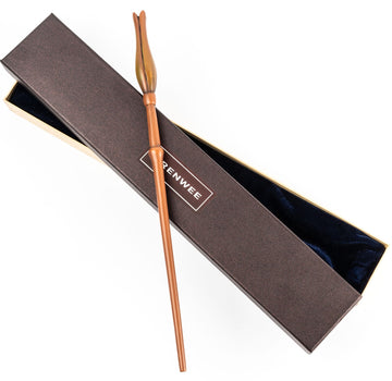 Yirenwee Luna Wand, Handmade Resin Steel Core As Halloween, Christmas, Birthday Party Favors And Magical Dress Up Role Play Prop