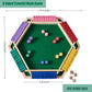 Vamslove Shut The Box Game For 6 Player With 12+4 Dice - Colorful 6 Sided Wooden Board Math Number Games For Kids Adults Families Party Club (Instructions Included)