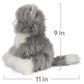 GUND Camilla Kitten Plush - Gray/White, 9” Premium Cat Stuffed Animal, Medium, for Ages 1 and Up