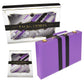 Backgn Set 11 inch  Small - Classic Board Game for mature-themeds and Kids with enhanced Leather Case - Includes Strategy & Tip Guide (Purple)