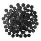 100Pcs 25Mm/0.98Inch Textured Plastic Black Round Miniature Bases, Model Base For Gaming Miniatures Or Wargames Table Top Games