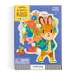 Mudpuppy Bunny Bouquet 48 Piece Scratch & Sniff Shaped Mini Puzzle With Colorful And Fun Illustrations Of A Hoppy Easter Bunny A