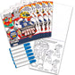 Transformers Rescue Bots Imagine Ink Coloring Book Set for Kids - 6 Pack No-Mess Magic Ink Coloring Books feat. Rescue Bots with