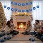 Kosiz 116 Pcs DIY Letter Custom Banner Customizable Banner Kit Winter Snowflake Letter Garland Including 111 Letters Numbers 3 R