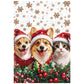 Great Jigsaw Puzzles for mature-themeds 300 Pieces Christmas Dog and Cat Puzzles for mature-themeds Toys Gift Family Decoration Kids Puzzle