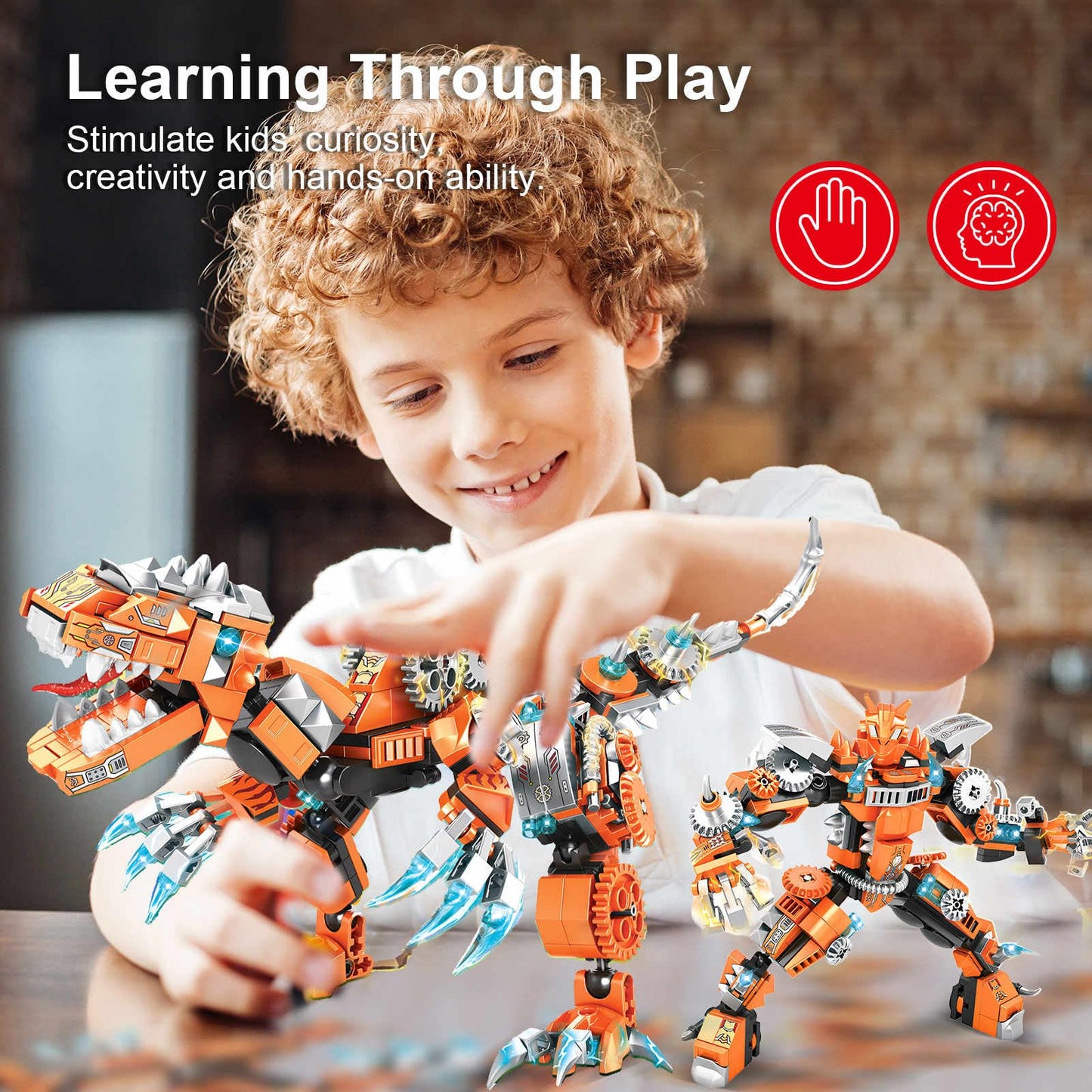 Crabegg Dinosaur Sets For Kids 7 8 9 10 11 12 Years Old, Dinosaurs Building Gift For Boys
