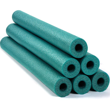 Hanaive 6 Pack Pool Noodles Foam Swim Noodles Christmas Hollow Swimming Pool Noodle Bulk Bright Pool Noodles Floats Heavy Duty F
