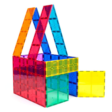 Picassotiles Kids Toy Magnetic Building Blocks Magnet Tiles Supersized Large Stabilizer Base Jumbo Xl Plate Foundation Education Construction Kit Engineering Stem Children Learning Stacking Set