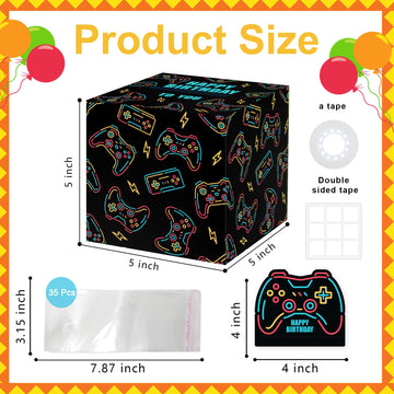 Gamer Birthday Surprise Box Cash, Happy Birthday Money Box For Cash Gift, Surprise Birthday Gift Box For Friends Teens, Money Gi