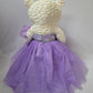 KINNEX COLLECTIONS SINCE 1997 20 Teddy Bear with Elegant Dress (Centerpiece) ~ B16631N-5 (Lavender)