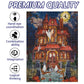 Halloween Fright Night 500 Pieces Jigsaw Puzzles For Adults, Halloween Decoration For Family Party Holiday