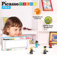 Picasso Toys Magnetic Action Figures 4 Piece City Builder Character For Magnet Building Block Tiles Expansion Pack Construction