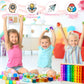 Meooeck 60 Pcs Acrylic Gem Cubes Blocks Translucent Rainbow Building Cubes Crystal Educational Sensory Training Stacking Toys Wi