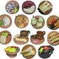 JDProvisions Miniature Mexican Fiesta Clay Pretend Food Decorations Arts Day of The Dead Offerings Dia De Los Muertos Ofrendas C