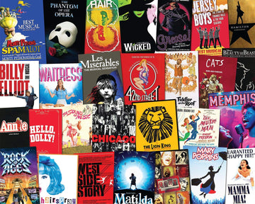Springbok - It'S Showtime - 1000 Piece Jigsaw Puzzle Collage Of Broadway Playlists