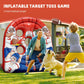 Football Target Toss Game - Inflatable Football tossing Target Toy for Kids Carnival Games Party