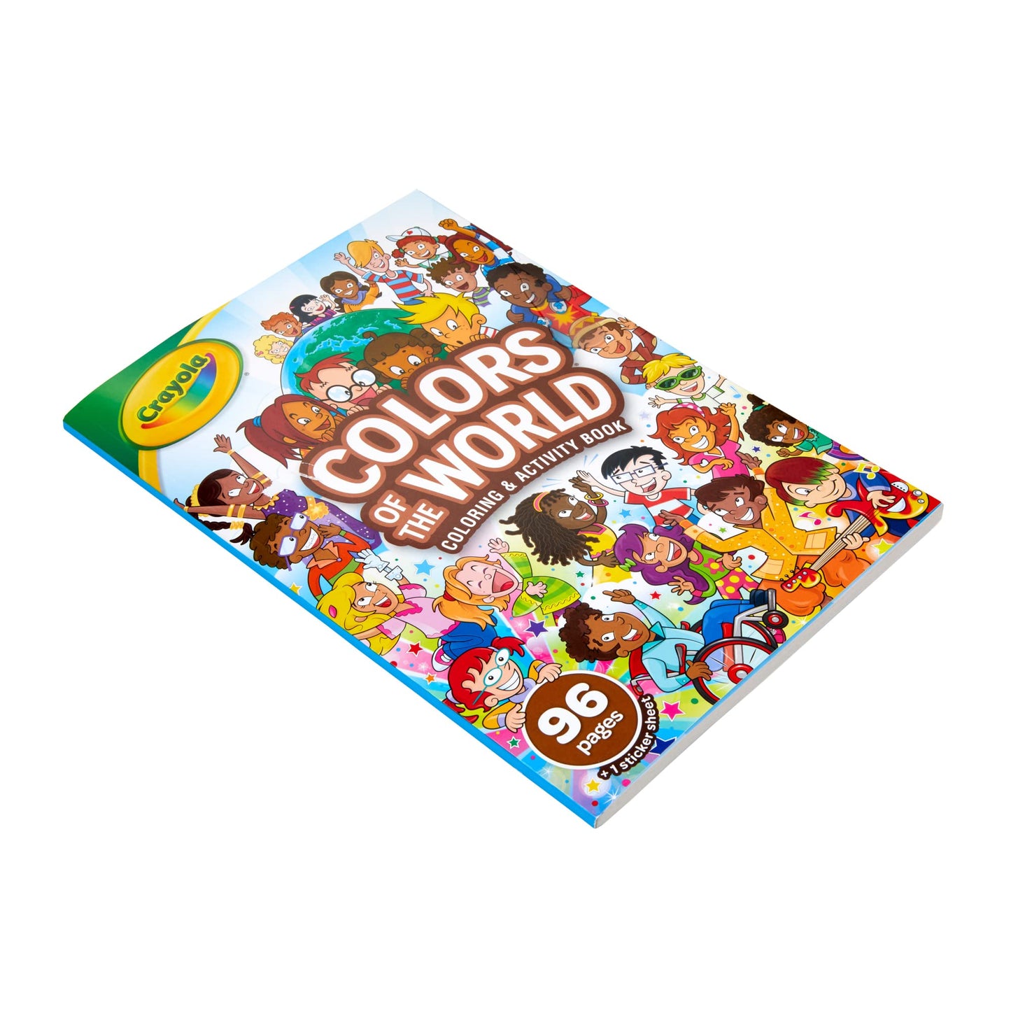 Crayola Colors of the World Coloring Book, Gift for Kids, 96 Pages
