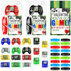 Gosodeny 18 Set Valentines Day Gifts Bulk,Video Game Party Favors Mini Video Game Valentine Cards with Keychains, Party Favor Su