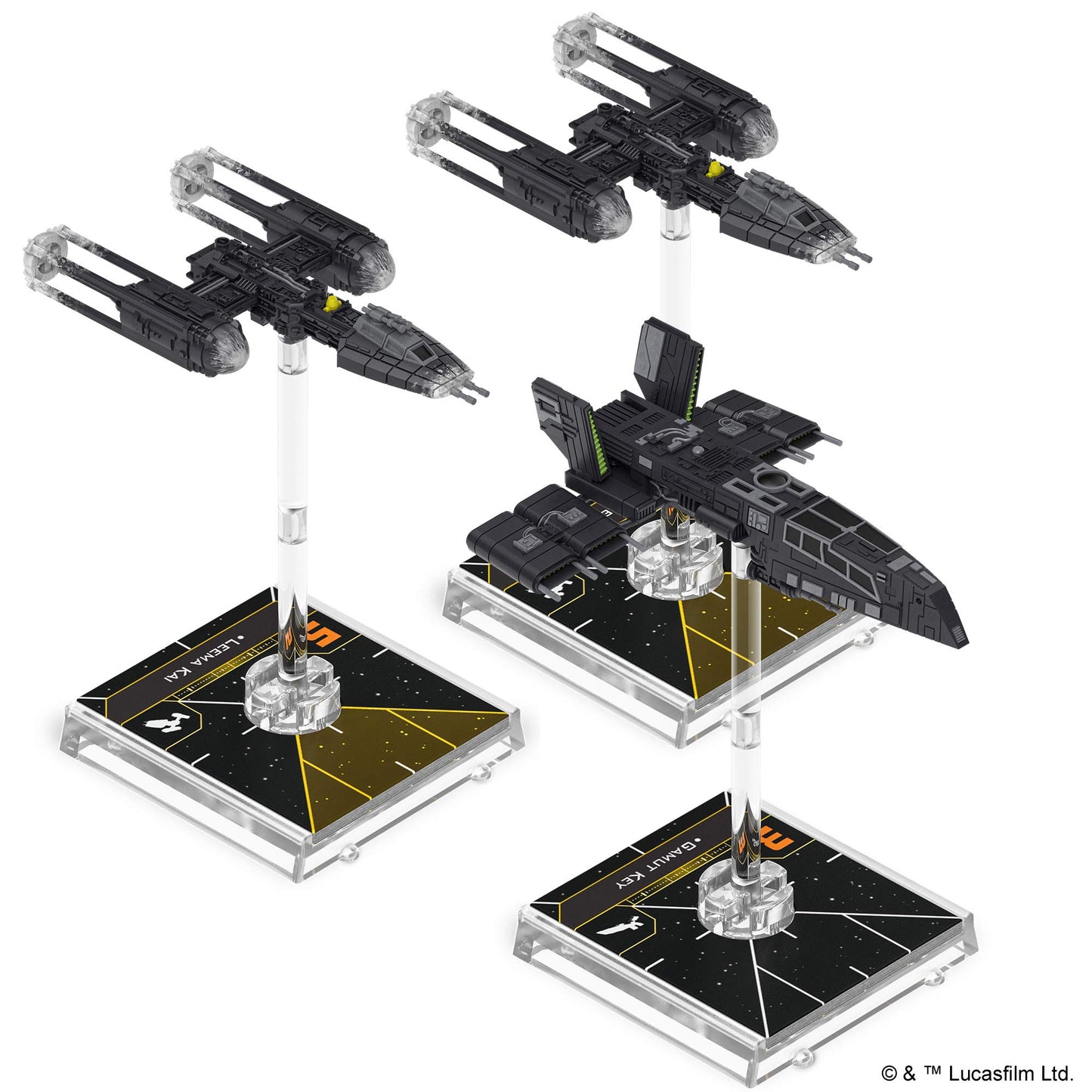 Star Wars X-Wing 2nd Edition Miniatures Game Fugitives and Collaborators SQUADRON PACK - Strategy Game for Kids & Adults, Ages 1