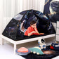 Vsuntent Bed Tent For Twin Kid Bed Tent Play Tent For Boy And Girl Easy Set-Up Tent Dark Planet And Dazzling Rainbow Magic Playh