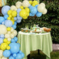 Funhot Blue Yellow Balloon Garland Arch Kit, Light Blue And Yellow Latex Balloons Large Maca Blue Yellow Party Balloons For Kids