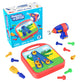 Educational Insights Design & Drill ABCs & 123s Construction Toy Set, Real Electric Drill, Multi-color, Medium, Model 4113, Ages 3+
