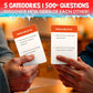 QUOKKA Couples Conversation Games for Date Night - Fun Cards with 500+ Questions - Perfect Icebreaker for mature-themeds & Date Night Games for New or Married Couples - enhanced Version