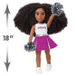 Just Play Hbcyou Cheer Captain Alyssa 18-Inch Doll & Accessories, Curly Hair, Medium Brown Skin Tone, Designed And Developed By Purpose Toys
