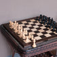A&A 21.25' Professional Wooden Tournament Chess Board/African Palisander & Maple Inlay / 2.25' Squares W/O Notation