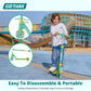 Gotrax K03 Kick Scooter For Kids, 5'' Led Lighted Wheels And Adjustable Handlebars, Lightweight Design And Anti-Slip Deck, Max L