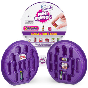 Mini Brands Series 5 Collector's Case by ZURU with 5 limited availability Minis  Mystery Collectibles Toys Comes Stores up 30 Minis