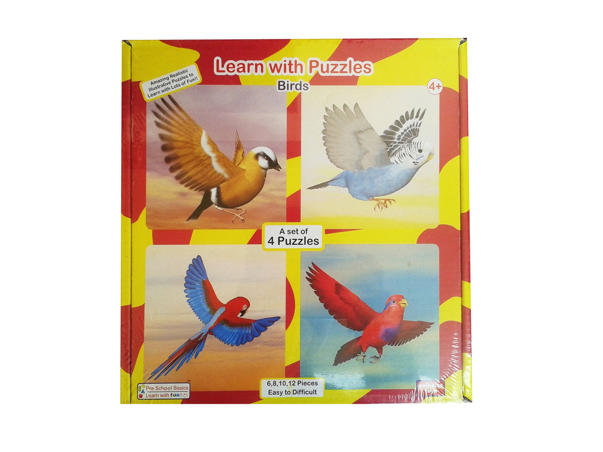 Learn With Puzzles Birds