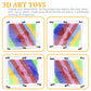 MICKYU 3D Pin Art Toy - Autism Sensory Board Game, 8x10 inches, Colorful Plastic, Model MY21112901