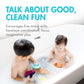 Boon Fleet Toy Boat Baby Bath Toys - Stacking Boat Toy Set For Bath Time Fun - Toddler And Baby Stacking Bathtub Toys With Drain Holes - 5 Count - Ages 10 Months And Up